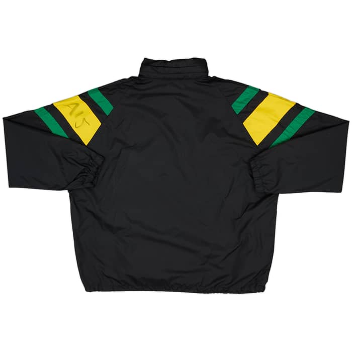 1996-97 Norwich Mitre Hooded Rain Jacket - 6/10 - (M)