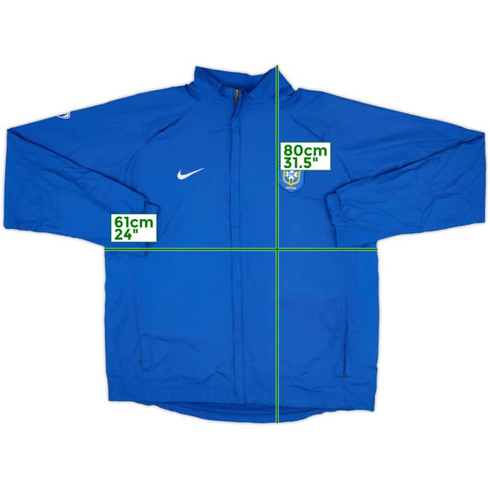 2006-07 Brazil Nike Track Jacket - 8/10 - (XL)