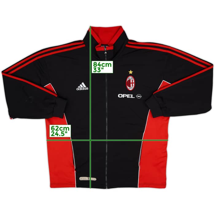 1999-00 AC Milan adidas Track Jacket - 8/10 - (L)