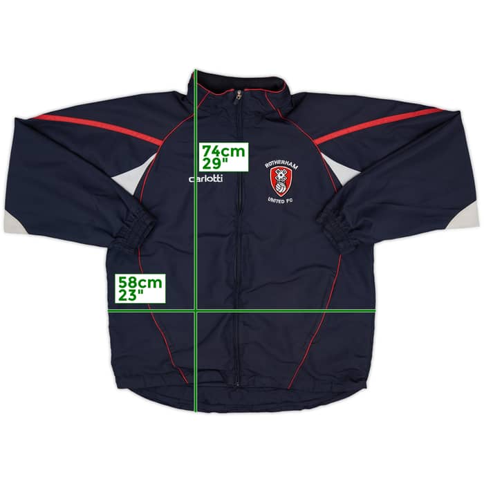 2007-08 Rotherham Carlotti Track Jacket - 8/10 - (S)