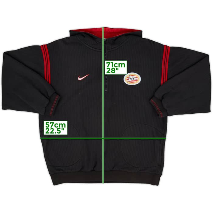 1998-99 PSV Nike Hooded 1/4 Zip Top - 7/10 - (M)