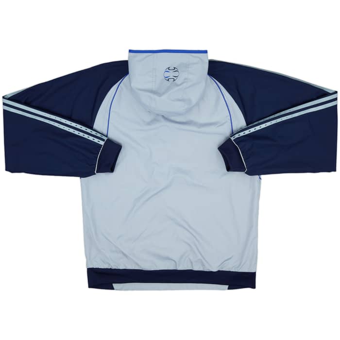 2006-07 Chelsea adidas 1/4 Zip Hooded Training Top - 8/10 - (M)