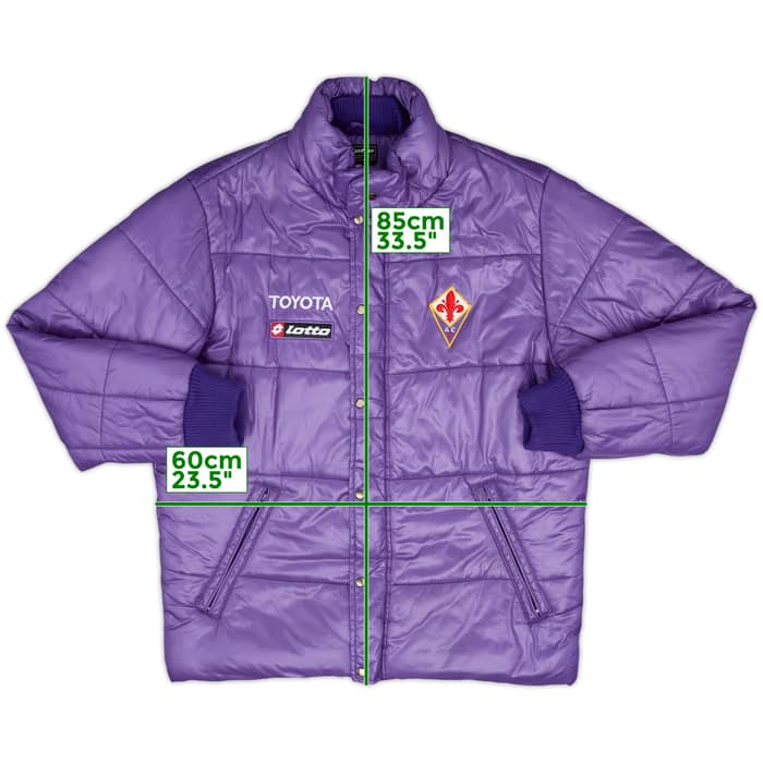 2005-06 Fiorentina Lotto Padded Bench Coat - 8/10 - (L)