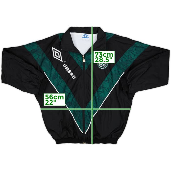 1995-97 Celtic Umbro Track Jacket - 8/10 - (S)
