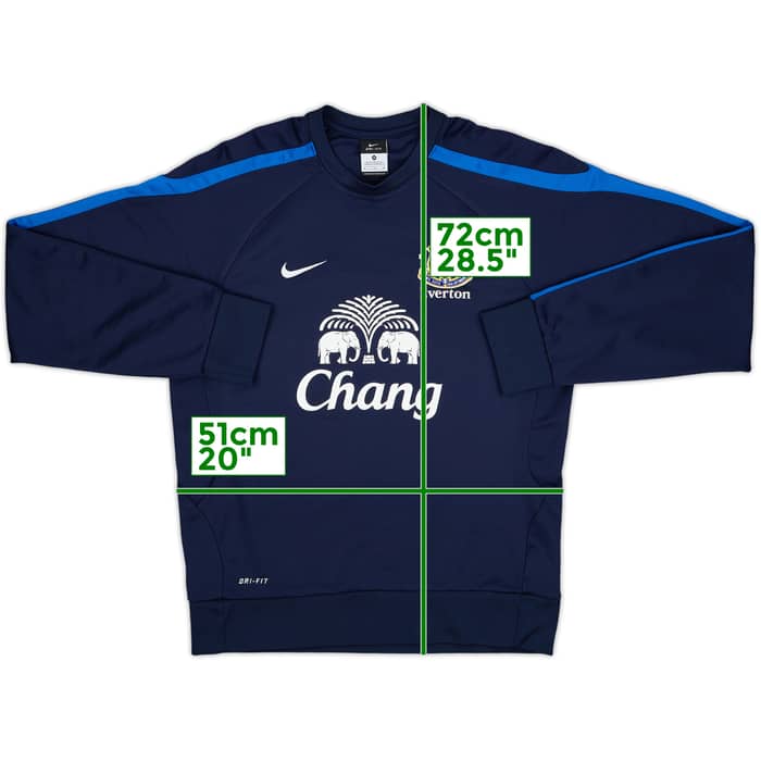 2012-13 Everton Nike Sweat Top - 8/10 - (M)