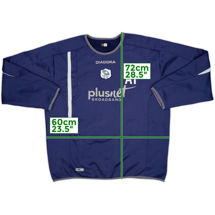 2006-07 Sheffield Wednesday Diadora Staff Issue Drill Top AF - 8/10 - (L)