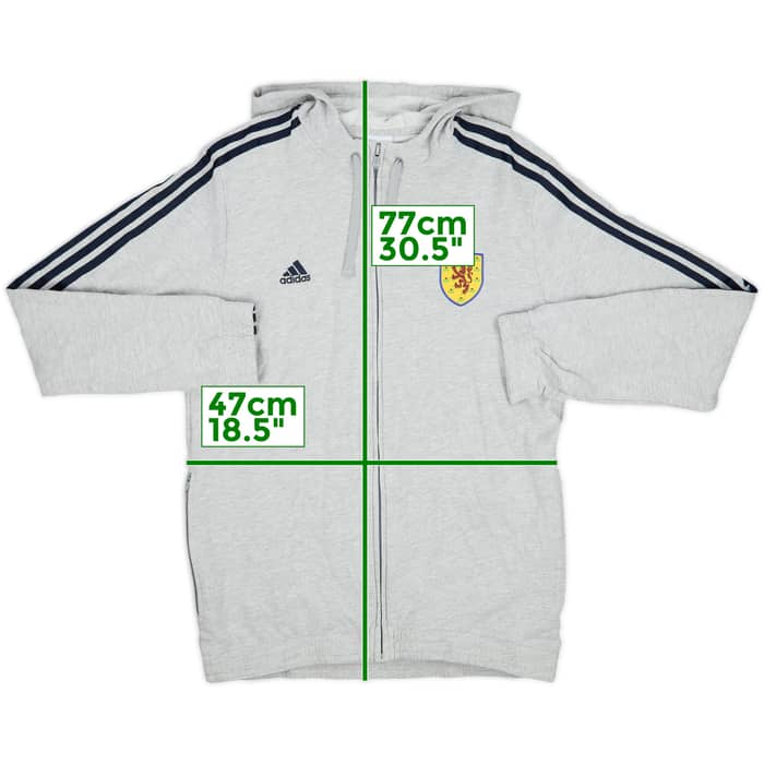 2010-11 Scotland adidas Hooded Track Jacket - 7/10 - (M)