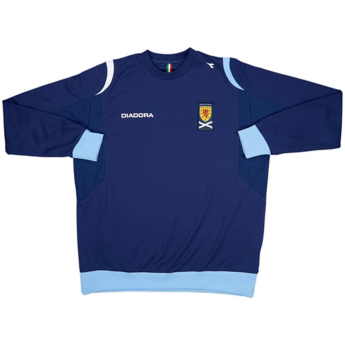 2007-08 Scotland Diadora Sweat Top - 8/10 - (XL)