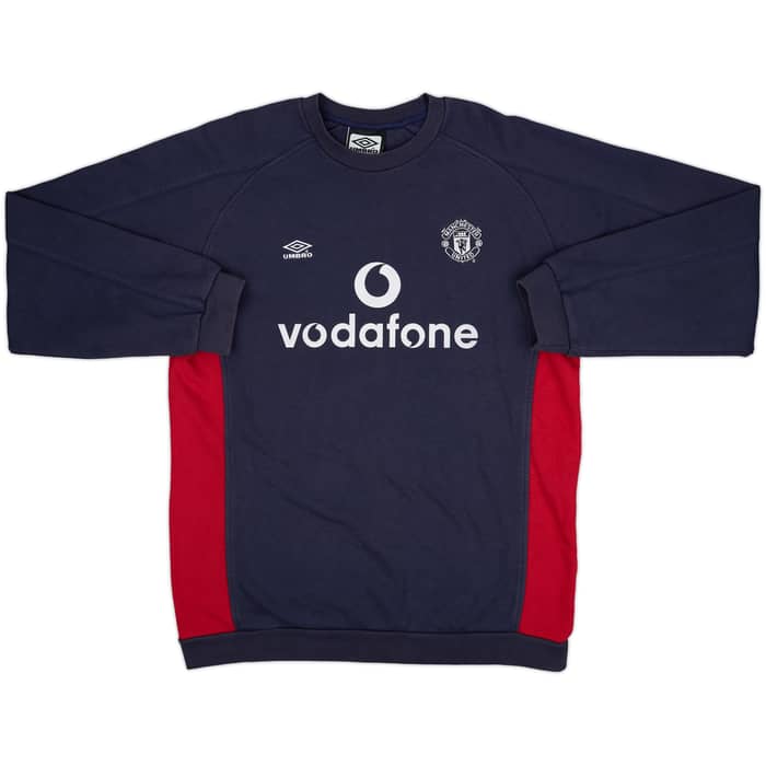 2000-02 Manchester United Umbro Sweat Top - 8/10 - (L)