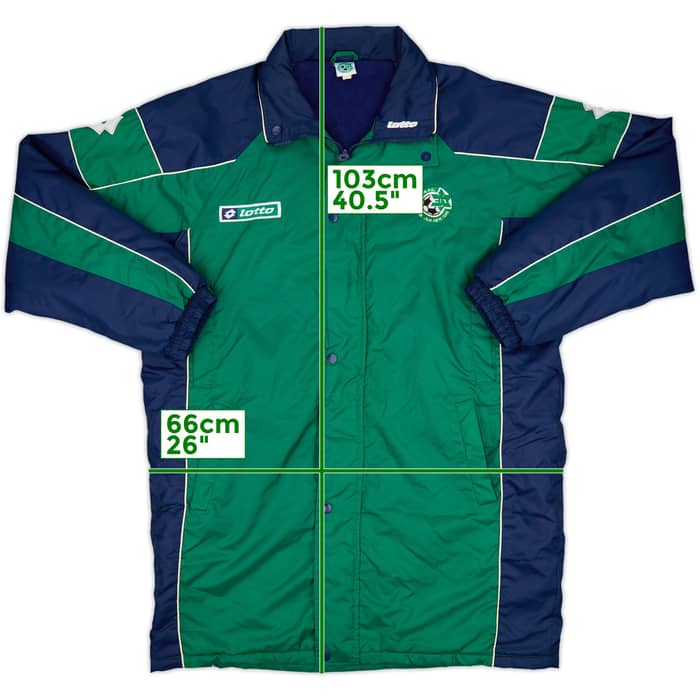1998-99 Maccabi Haifa Lotto Padded Bench Coat - 8/10 - (XL)