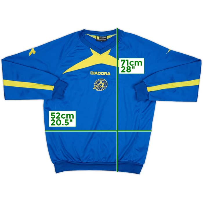 2007-08 Maccabi Tel-Aviv Diadora Sweat Top - 8/10 - (M)