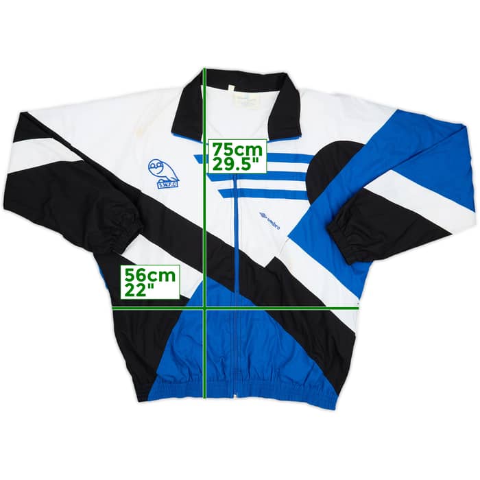 1991-93 Sheffield Wednesday Umbro Track Jacket - 7/10 - (M)