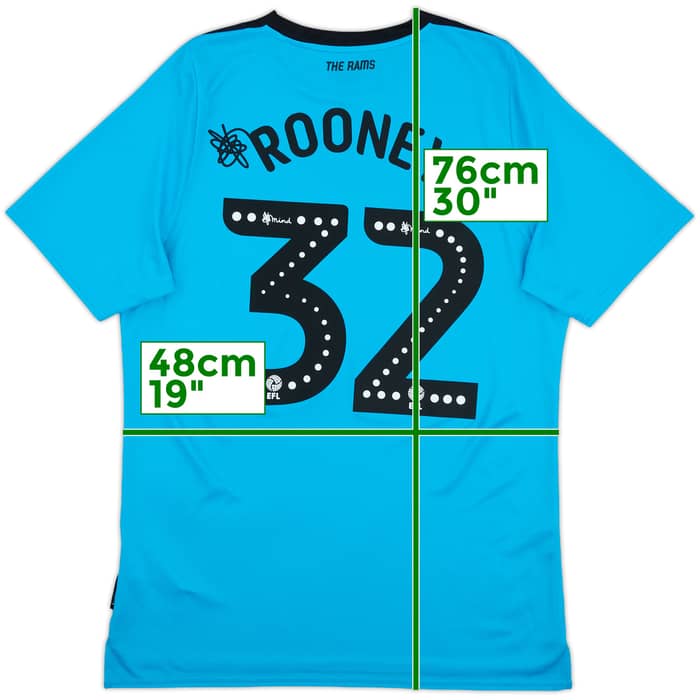 2019-20 Derby County Away Shirt Rooney #32 - 8/10 - (M)