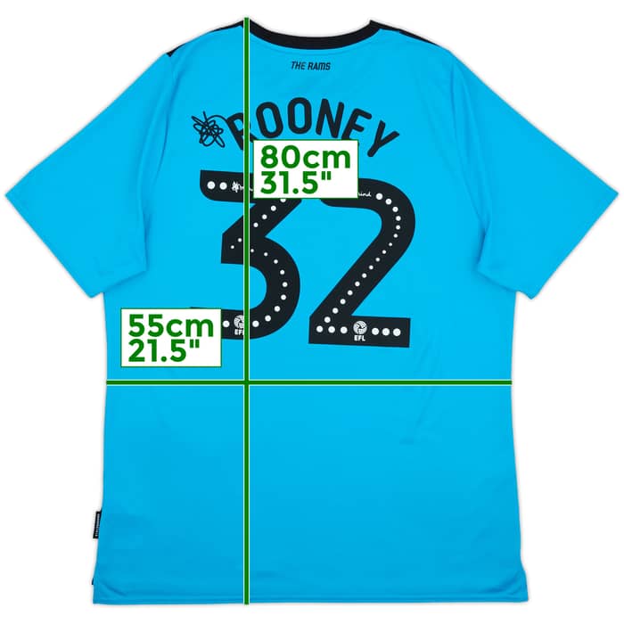 2019-20 Derby County Away Shirt Rooney #32 - 8/10 - (XL)