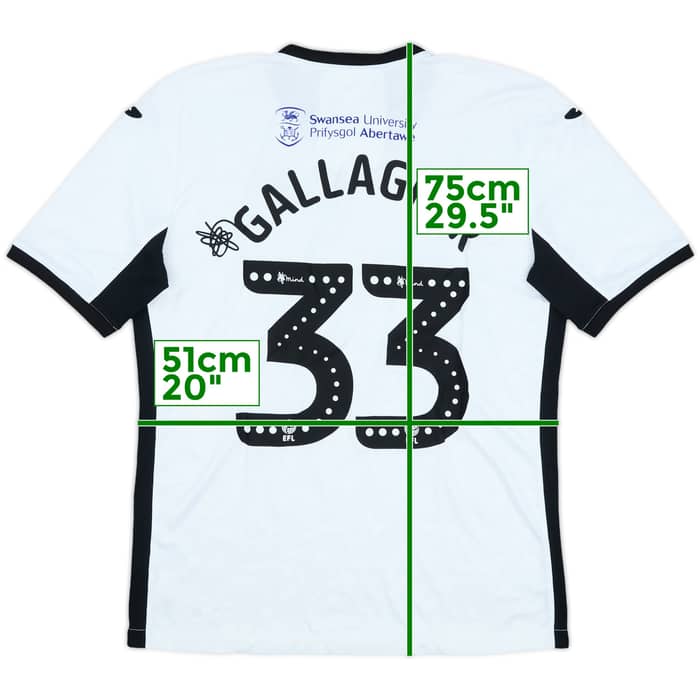 2019-20 Swansea Home Shirt Gallagher #33 - 8/10 - (L)