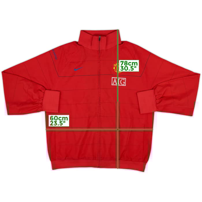 2008-09 Manchester United Nike Track Jacket - 6/10 - (XL)