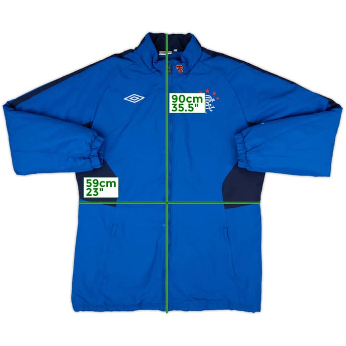 2010-11 Rangers Umbro Padded Bench Coat - 7/10 - (L)