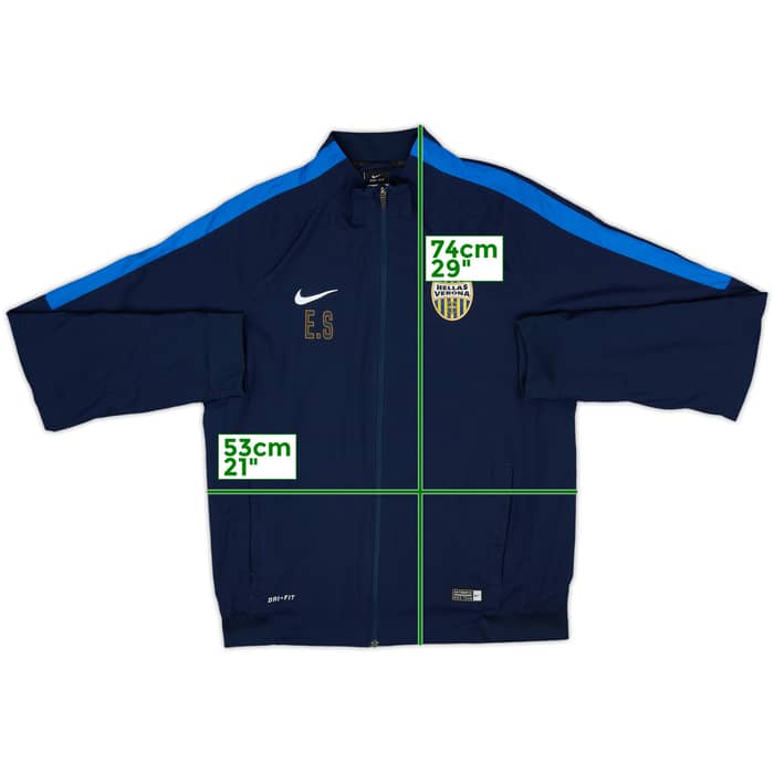 2015-16 Hellas Verona Staff Issue Nike Track Jacket E.S - 8/10 - (M)