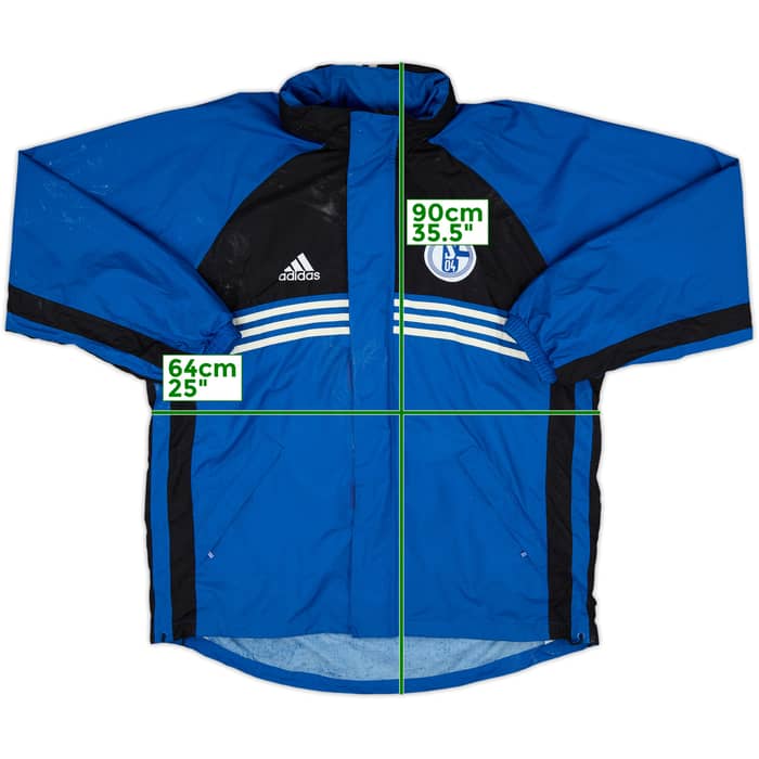 1998-99 Schalke adidas Rain Jacket - 5/10 - (L)