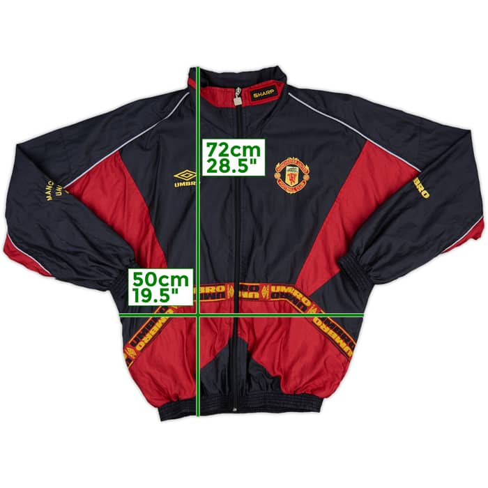 1996-97 Manchester United Umbro Track Jacket - 9/10 - (M)