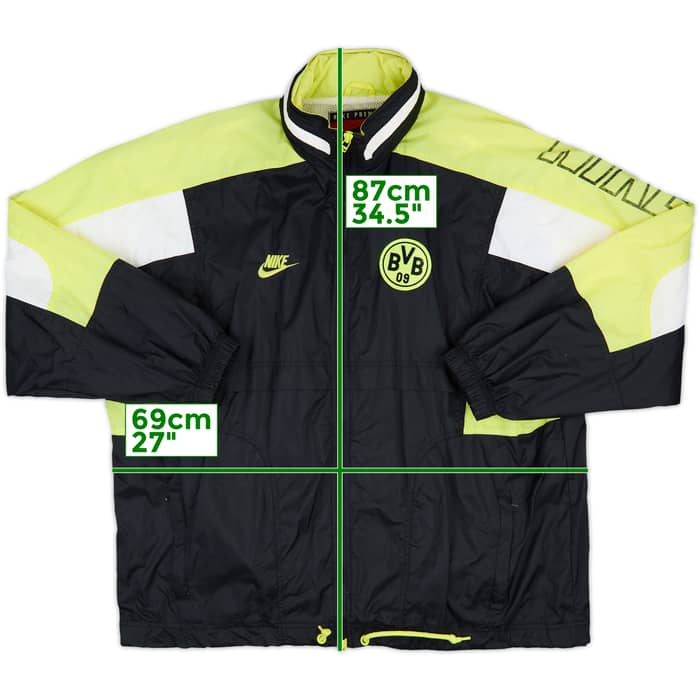 1995-96 Borussia Dortmund Nike Hooded Rain Jacket - 6/10 - (XL)