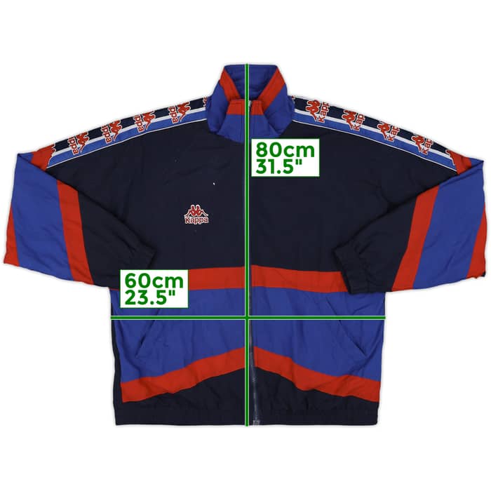 1995-96 Barcelona Kappa Track Jacket - 8/10 - (L)