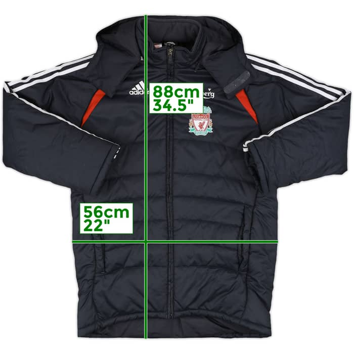 2006-07 Liverpool adidas Padded Bench Coat - 8/10 - (L.Boys)