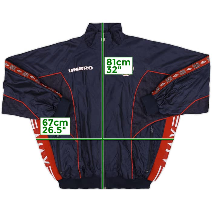 1995-96 Ajax Umbro Track Jacket - 8/10 - (L)