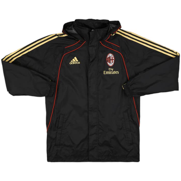 2010-11 AC Milan adidas Hooded Rain Jacket - 4/10 - (M)