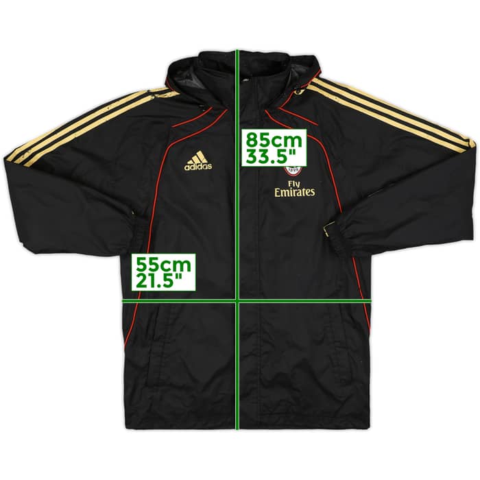 2010-11 AC Milan adidas Hooded Rain Jacket - 4/10 - (M)
