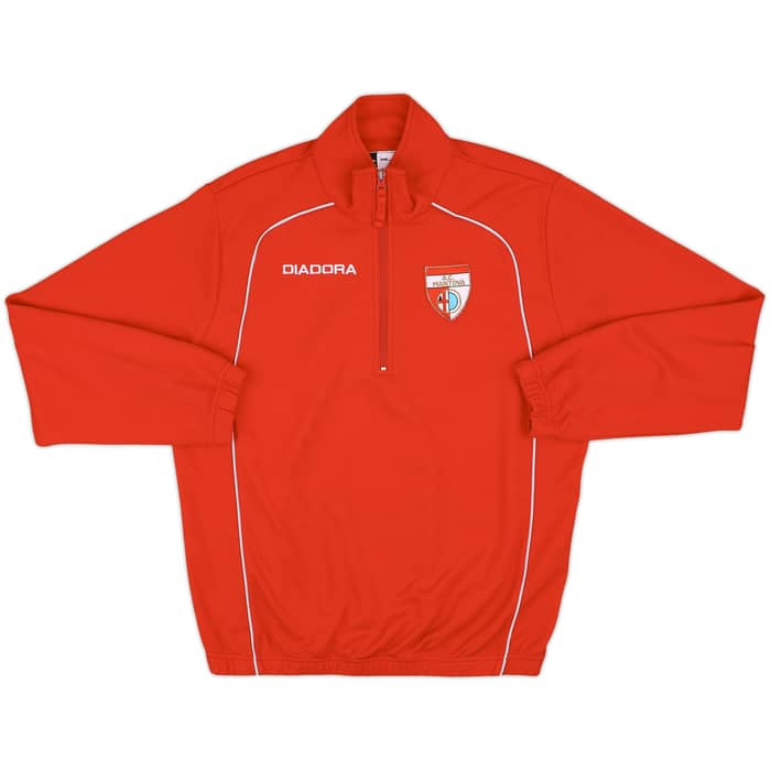2007-09 AC Mantova Diadora 1/2 Zip Track Jacket - 7/10 - (M)