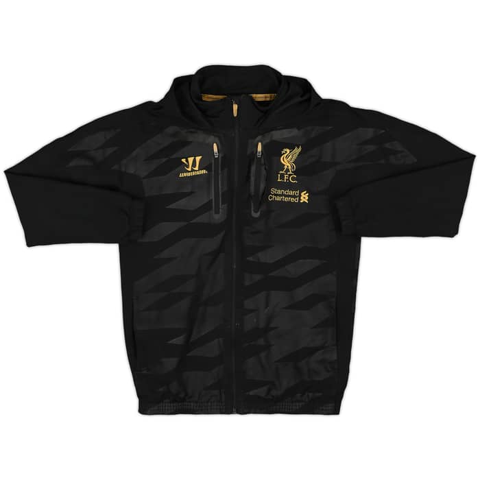 2013-14 Liverpool Warrior Hooded Track Jacket - 7/10 - (M.Boys)