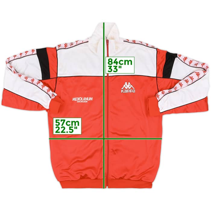 1988-90 AC Milan Kappa Track Jacket - 7/10 - (XL)
