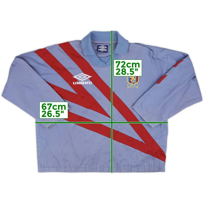 1992-93 Aston Villa Umbro Drill Top - 8/10 - (XL)