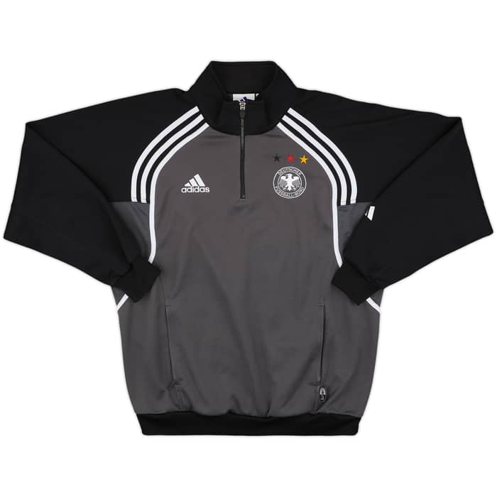 2000-02 Germany adidas 1/4 Zip Track Top - 8/10 - (M)