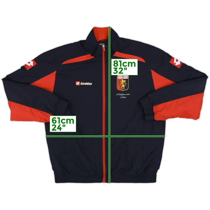 2018-19 Genoa Lotto Track Jacket - 8/10 - (XL)