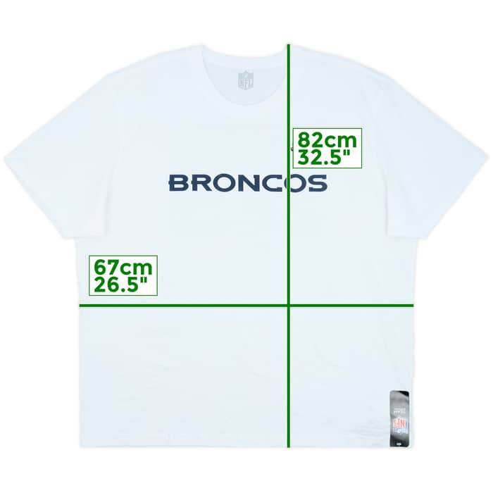 2023 Denver Broncos 3-Time Super Bowl Champions NFL Tee (3XL)