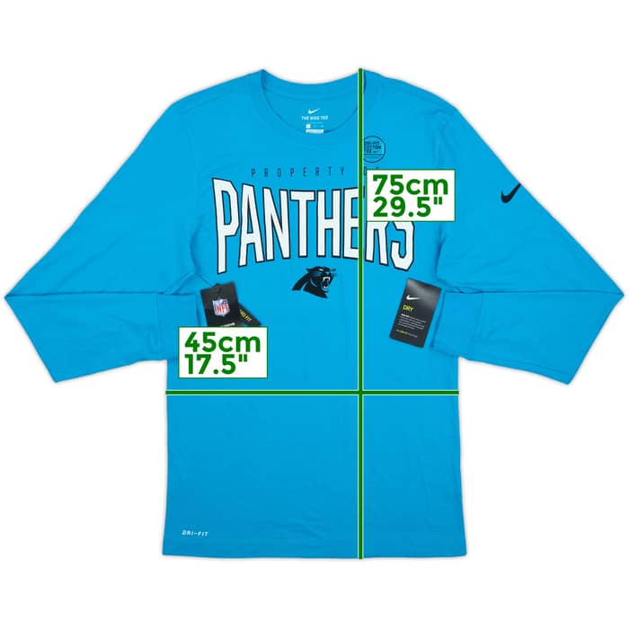 2019 Carolina Panthers Nike L/S Tee (S)