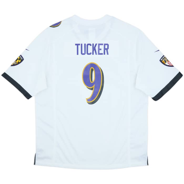 2012-23 Baltimore Ravens Tucker #9 Nike Game Away Jersey (XL)