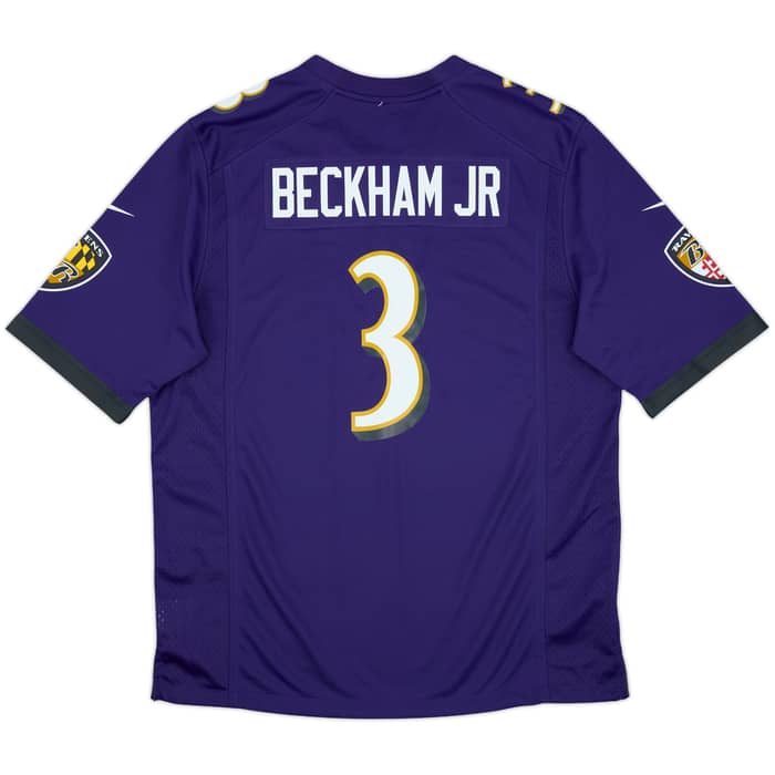 2023 Baltimore Ravens Beckham Jr #3 Nike Game Home Jersey (L)