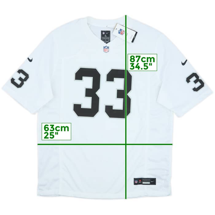 2023 Las Vegas Raiders Young #33 Nike Game Away Jersey (XL)