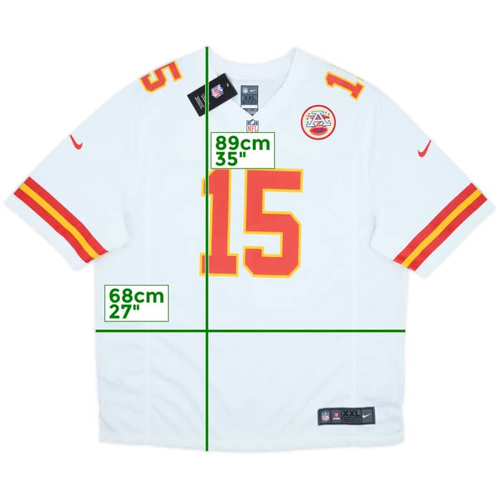 2017-24 Kansas City Chiefs Mahomes #15 Nike Game Home Jersey (XXL)