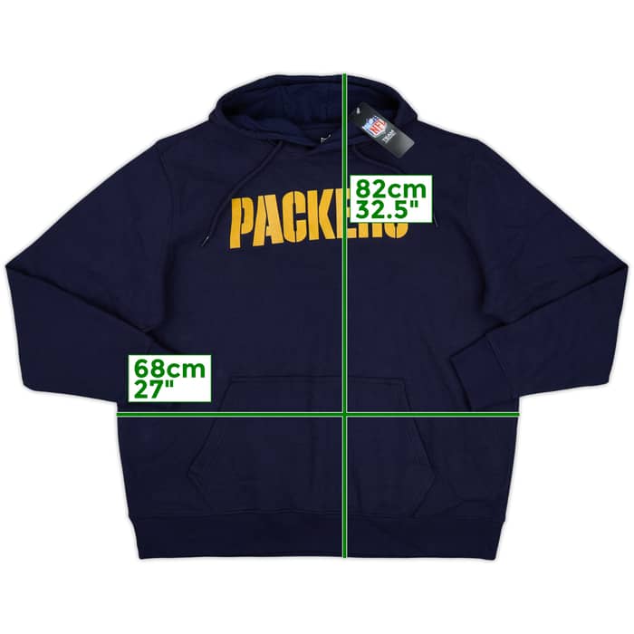2024 Green Bay Packers NFL Woodmark Hooded Sweat Top (XXL)