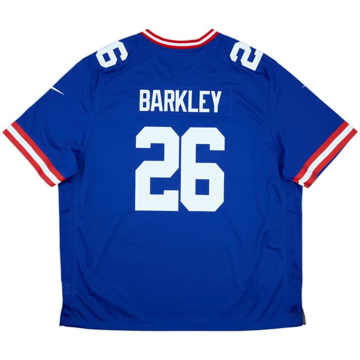 2022-23 New York Giants Barkley #26 Nike Game Throwback Jersey (3XL)