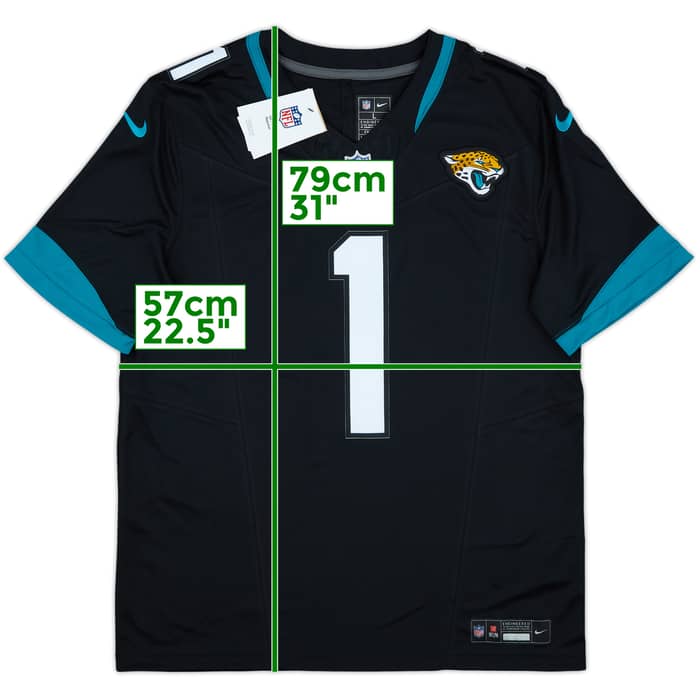 2023-24 Jacksonville Jaguars Etienne Jr #1 Nike Limited Alternate Jersey (L)