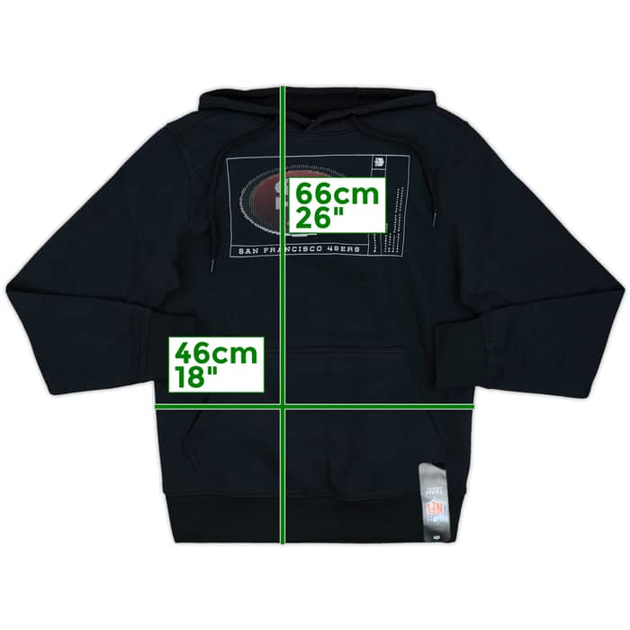 2024 San Francisco 49ers NFL Graphic Hooded Sweat Top (S)