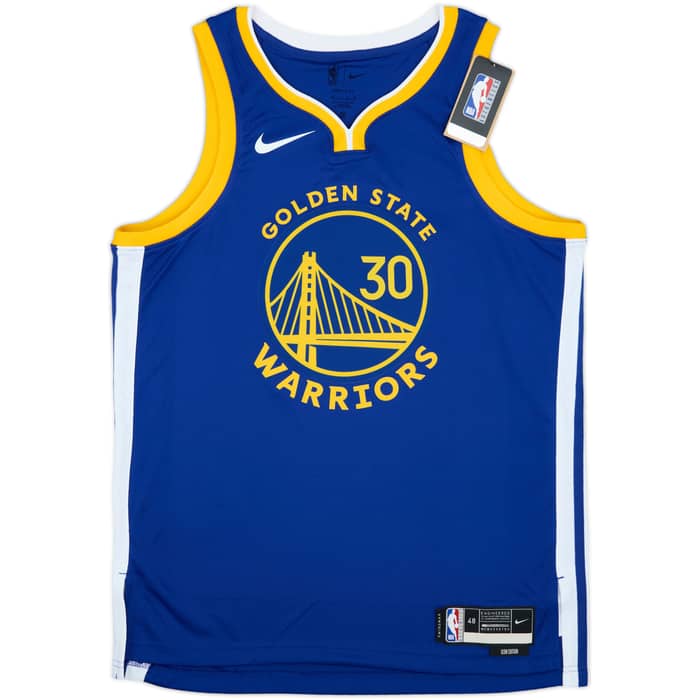 2017-25 Golden State Warriors Curry #30 Nike Swingman Away Jersey (L)