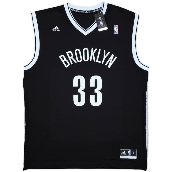 2012-14 Brooklyn Nets Teletovic #33 adidas Away Jersey (XL)