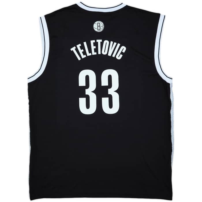 2012-14 Brooklyn Nets Teletovic #33 adidas Away Jersey (XL)