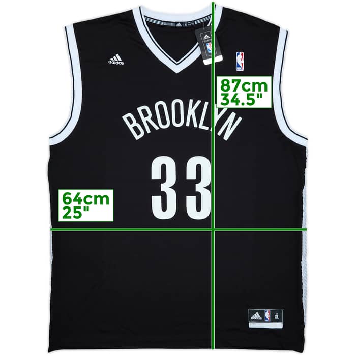 2012-14 Brooklyn Nets Teletovic #33 adidas Away Jersey (XL)